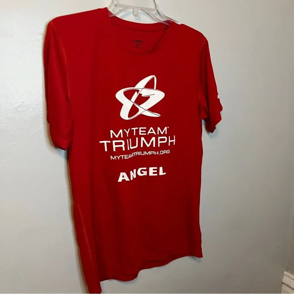 Brooks Red MyTeam Triumph “Angel” Running Shirt – Men’s Medium